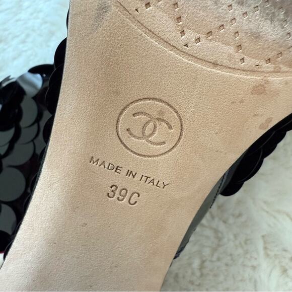 CHANEL Interlocking CC Logo Boots size 39 EU Authentic - Picture 10 of 12